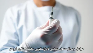 مراحل و مراقبت‌های جراحی لاپاراسکوپی حاملگی خارج از رحم